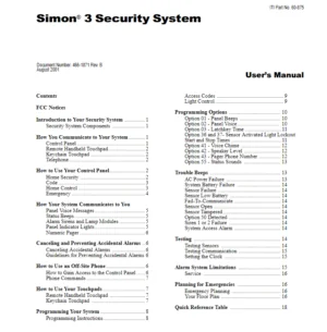 Simon 3 User Manual