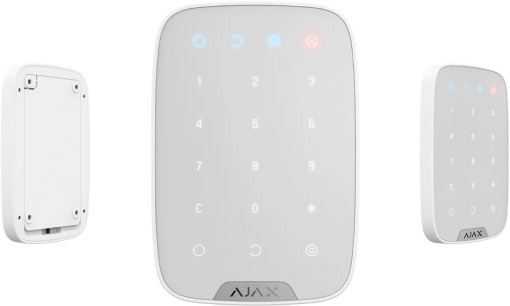 Ajax Wireless Touch Keypad - White