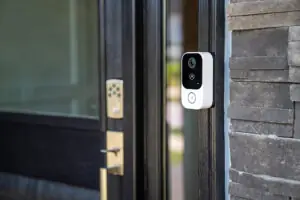 Installed Alarm.com PoE Doorbell