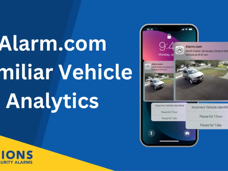 Alarm.com Familiar Vehicle Analytics