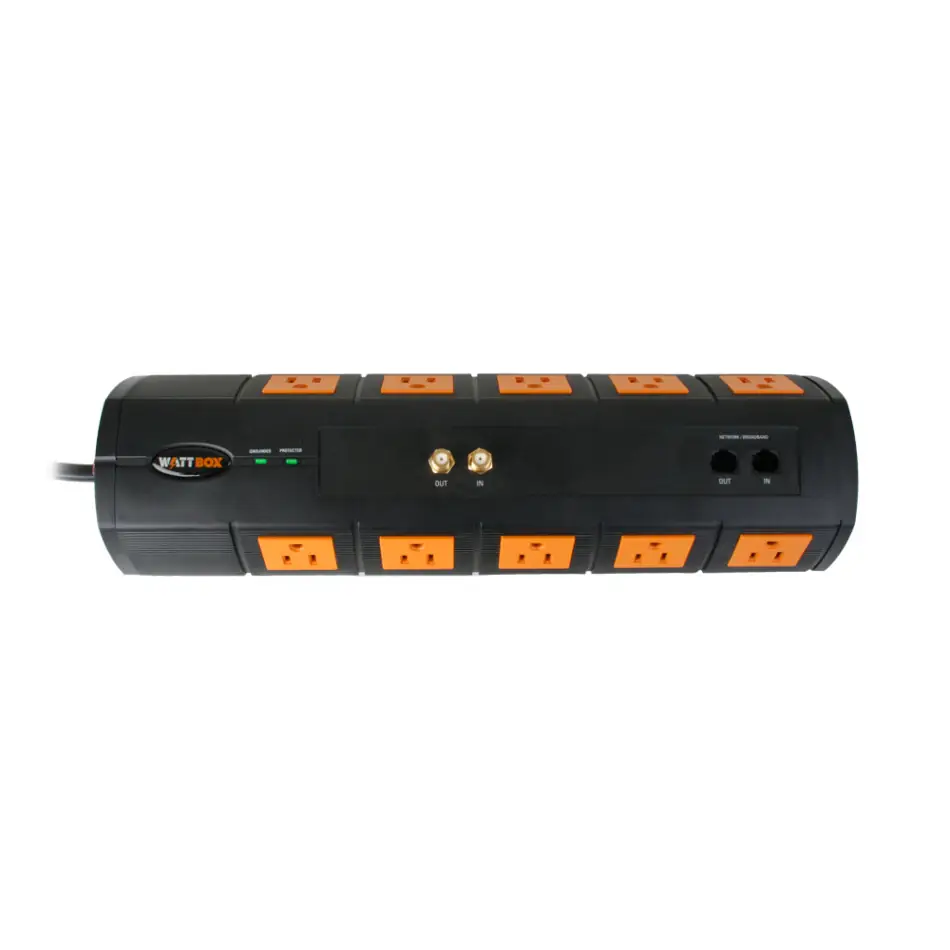 WattBox Surge Protector with Coax and Ethernet Protection