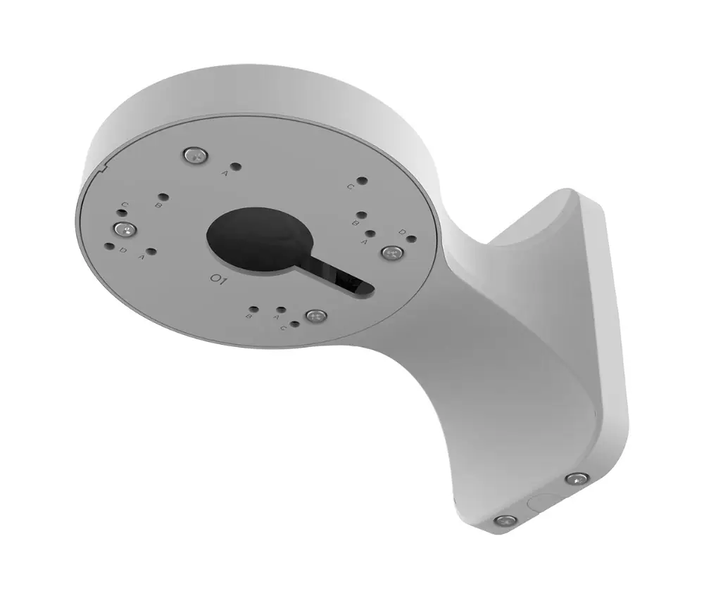 ClareVision Wall Bracket for Fixed Lens Turret Cameras - White