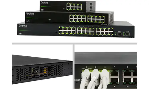 Araknis 110 Series Unmanaged Gigabit Switch with Front Ports