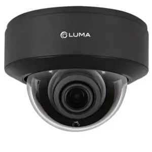 Luma 4MP Dome IP Outdoor Motorized Camera - Black