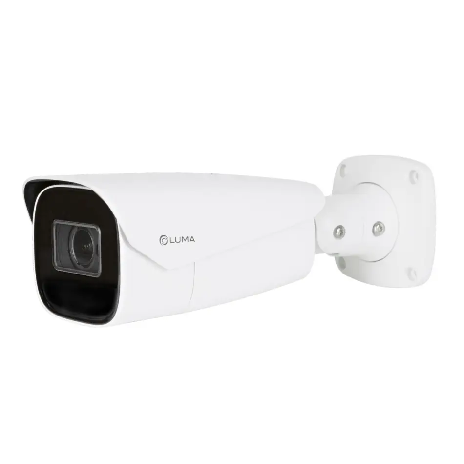 Luma 8MP Bullet IP Outdoor Motorized Camera - White