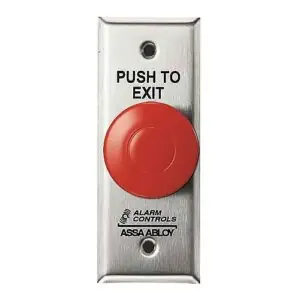 Exit Button with Pneumatic Timer