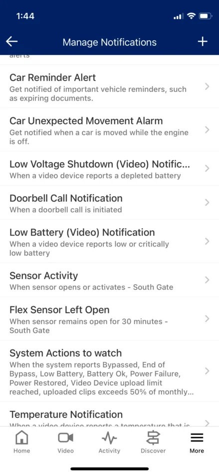 Alarm.com Notifications