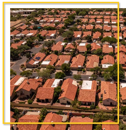 Neighborhood in Tucson Arizona Home Security Pima County Arizona