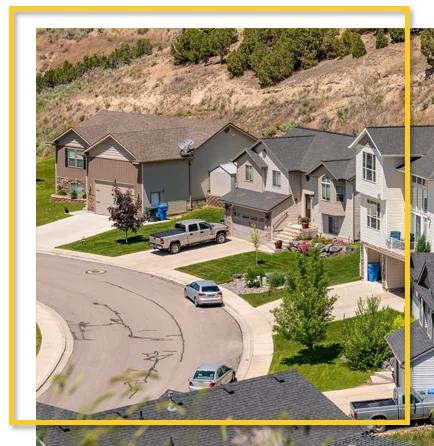 New homes in a neighborhood Bannock County Idaho Alarm system in Bannock County