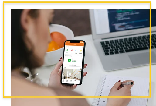 home monitoring on phone