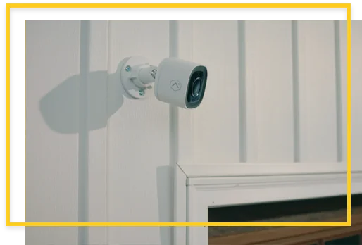 security camera for alarm monitoring